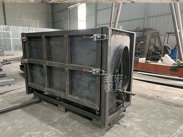 裝配式卵型槽鋼模具的直觀圖